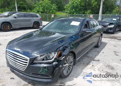 2015 Hyundai Genesis 3.8 from USA, damaged, VIN KMHGN4JE0FU074405